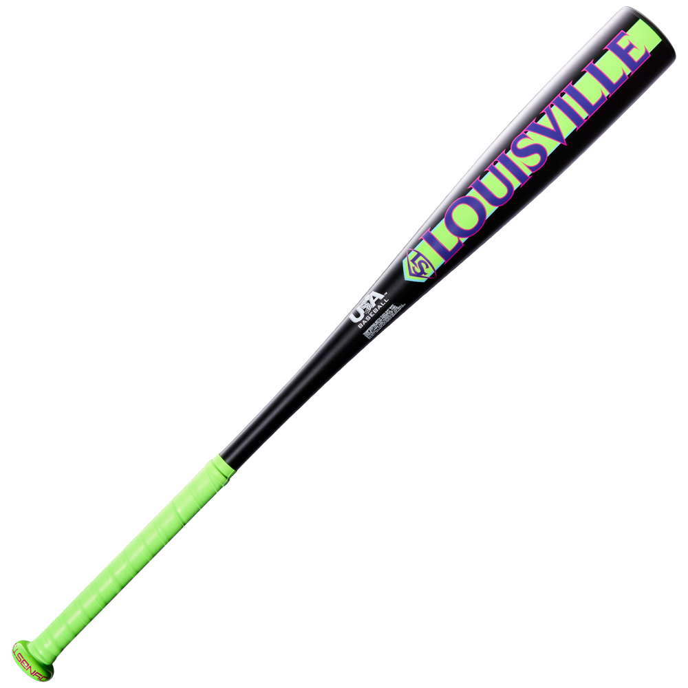 Louisville Slugger 2027 Dynasty (-11) USA Approved Bat WL2700101 - Neon Green Black