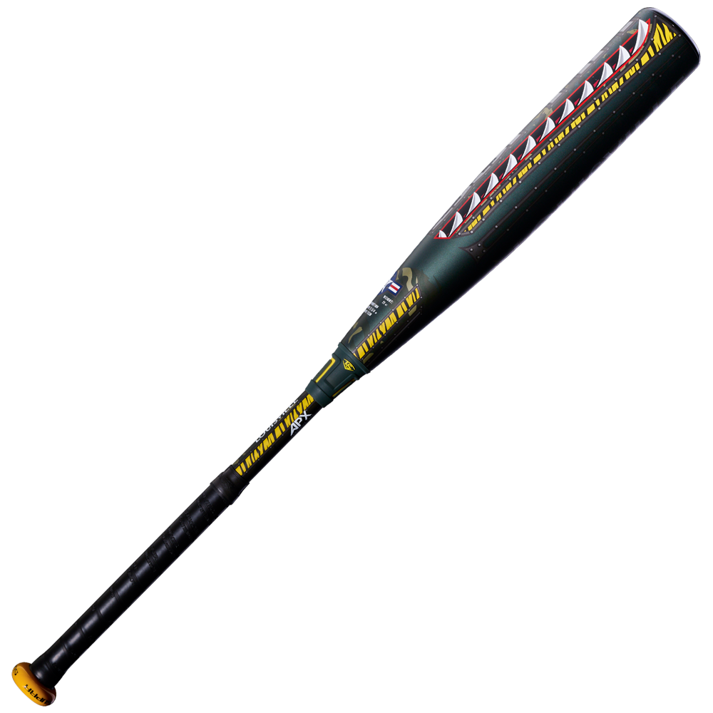 Louisville Slugger 2027 Supra Tigershark (-10) USSSA Bat WL270070 - Black Camo-Green