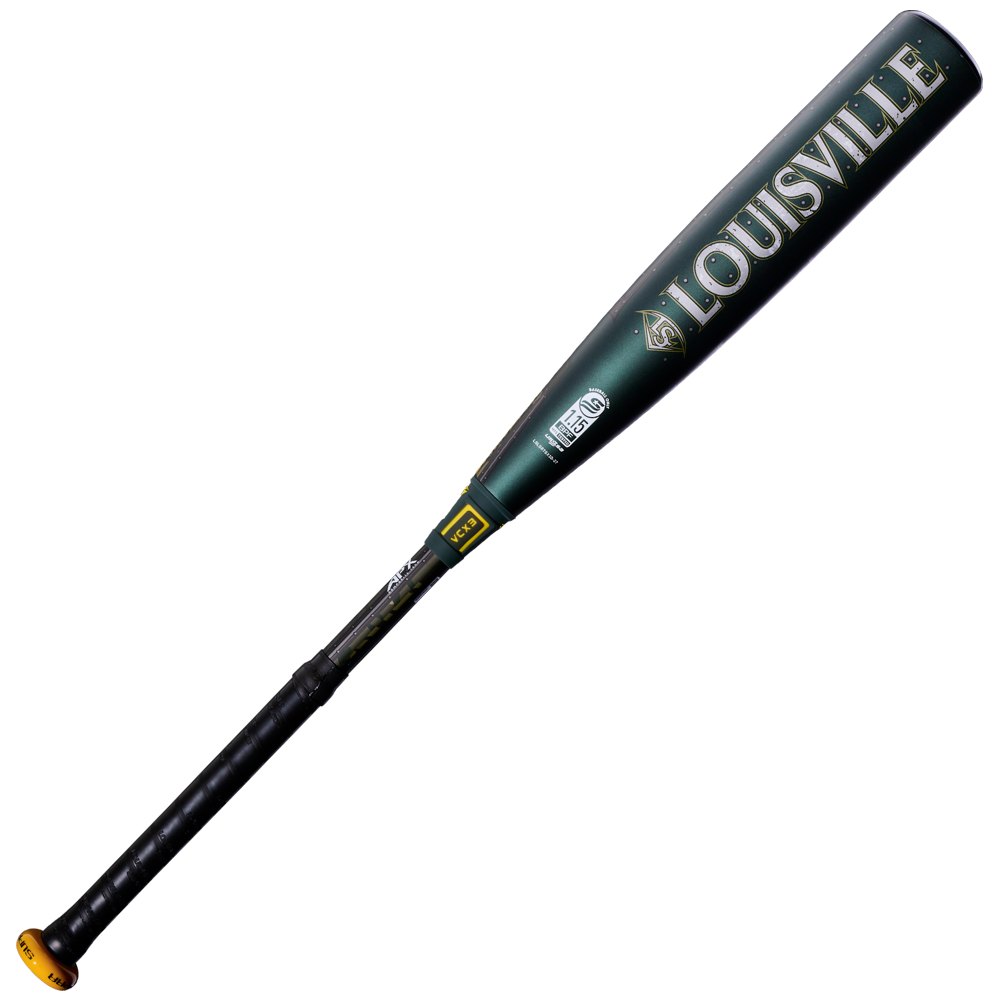 Louisville Slugger 2027 Supra Tigershark (-10) USSSA Bat WL270070 - Black Camo-Green
