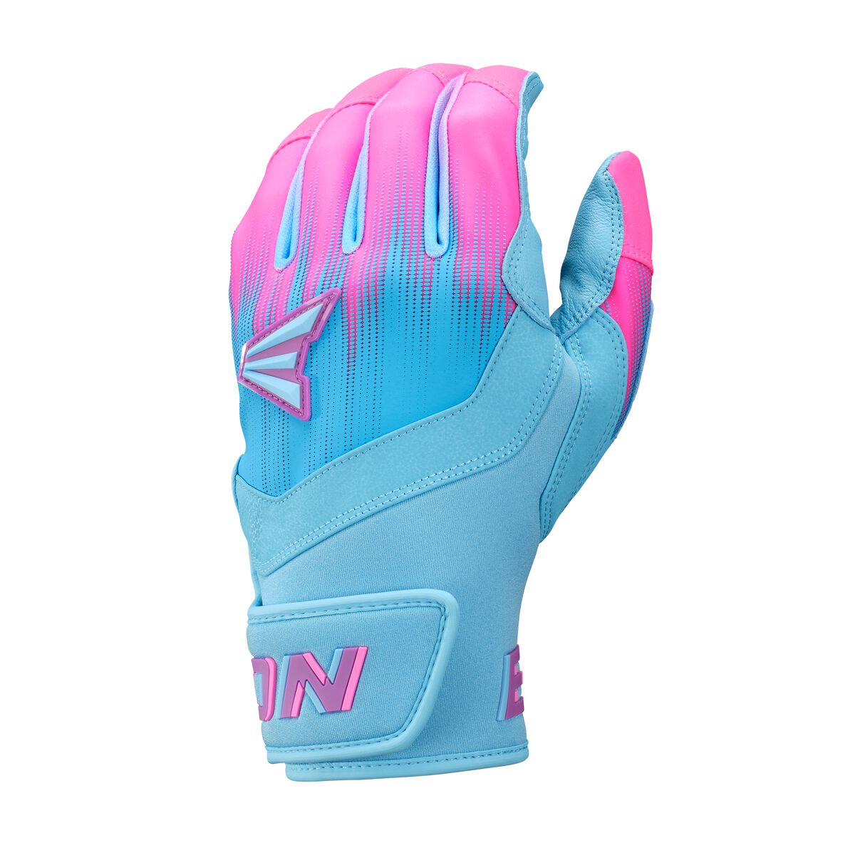 Easton Adult Walk-Off Ethos Hype Fire 3 Batting Gloves WO25BG - Light Blue Pink