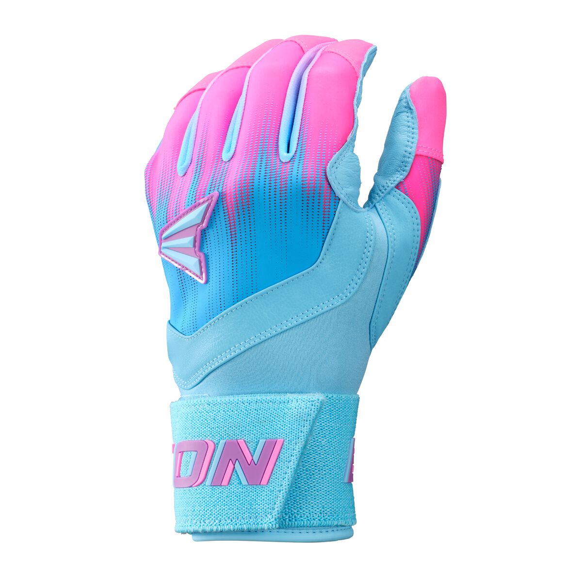 Easton Adult Walk-Off Ethos Locked-In Hype Fire 3 Batting Gloves WO25LIBG - Light Blue Pink