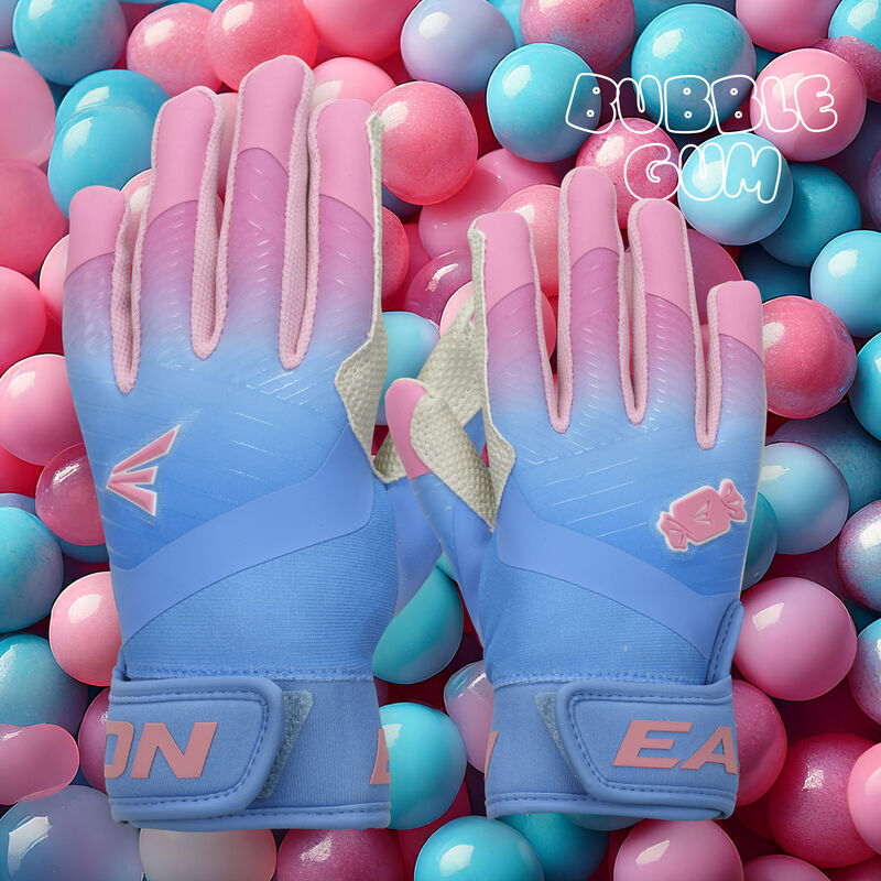 Easton Walk-off Ethos Youth Batting Gloves - Bubble Gum - HIT a Double - 1
