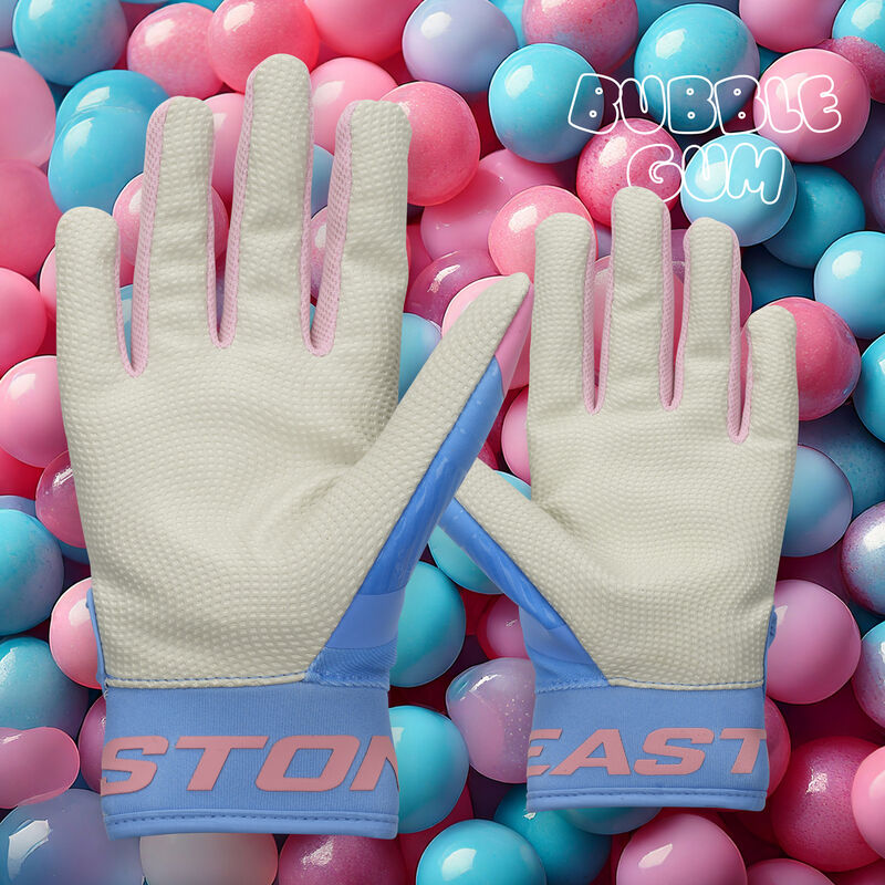 Easton Walk-off Ethos Youth Batting Gloves - Bubble Gum - HIT a Double - 3