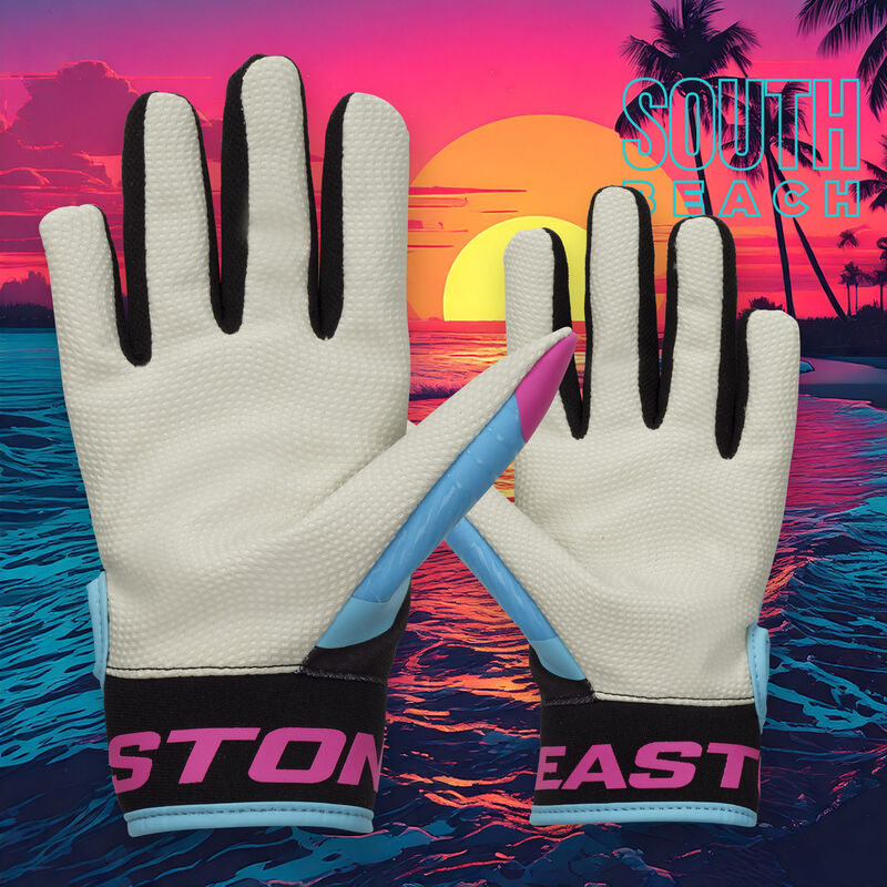 Easton Walk-off Ethos Youth Batting Gloves - South Beach - HIT a Double - 3