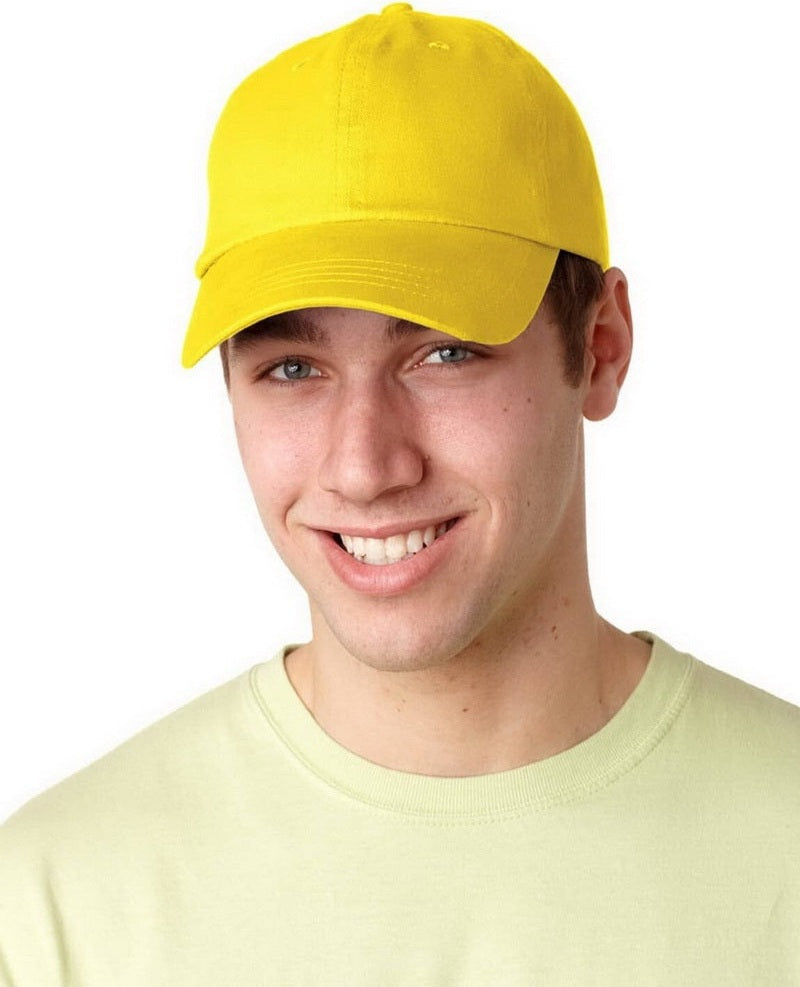 Adams Headwear EB101 Essentials Brushed Cap - Lemon