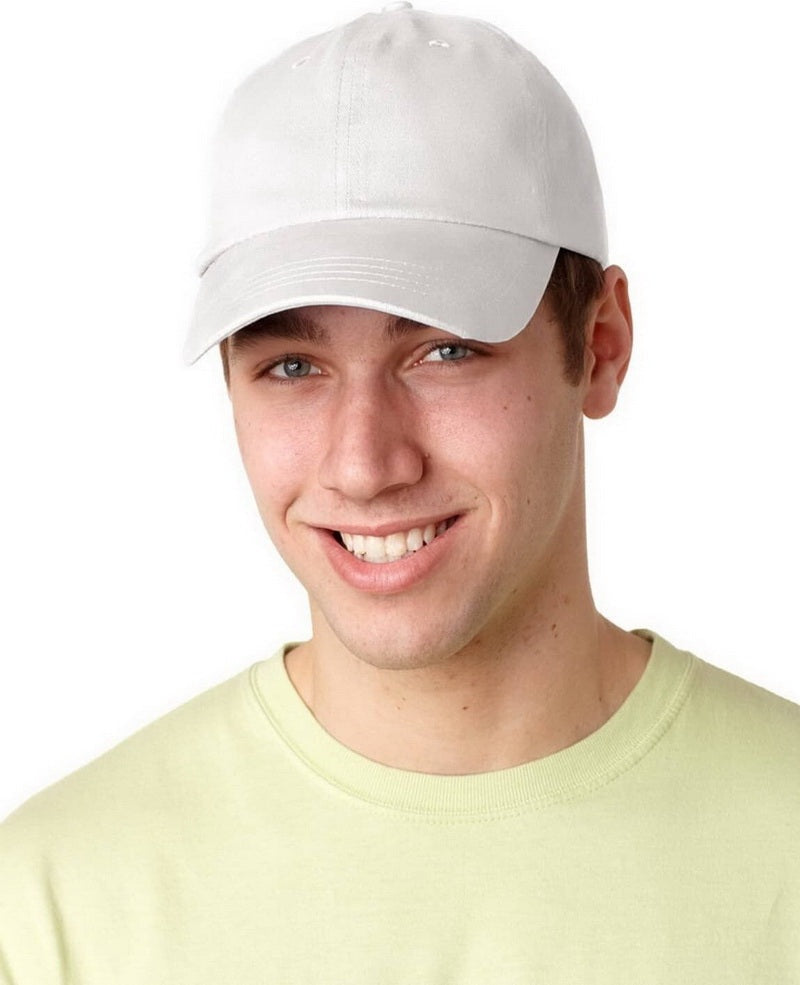 Adams Headwear EB101 Essentials Brushed Cap - White