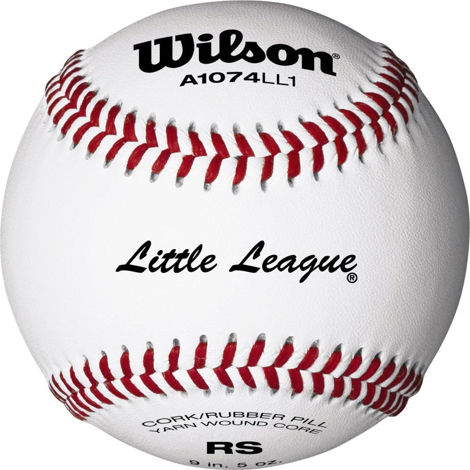 Wilson A1074 Tournament Series Little League Baseballs - 1 dozen HIT a Double - 1