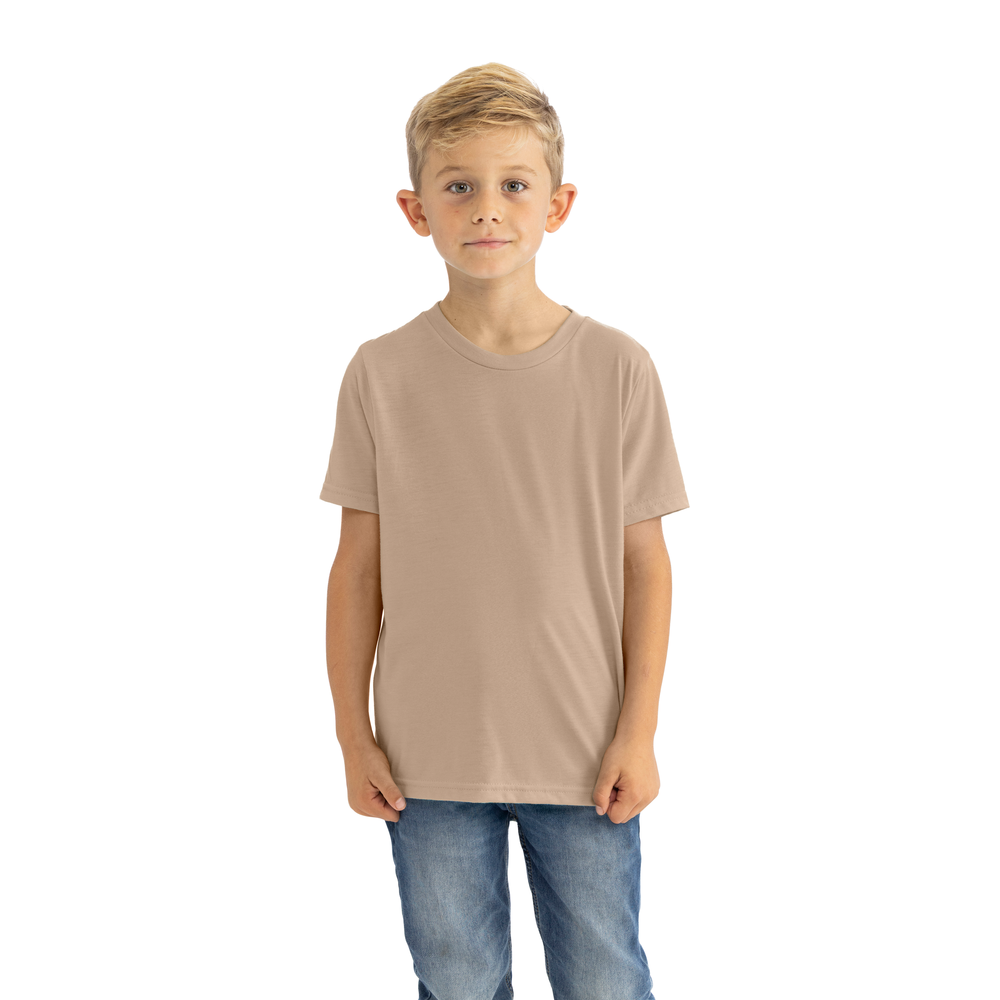 Next Level 3312 Youth CVC T-Shirt - Heather Tan
