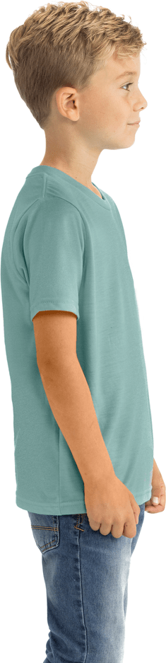 Next Level 3312 Youth CVC T-Shirt - Heather Seafoam