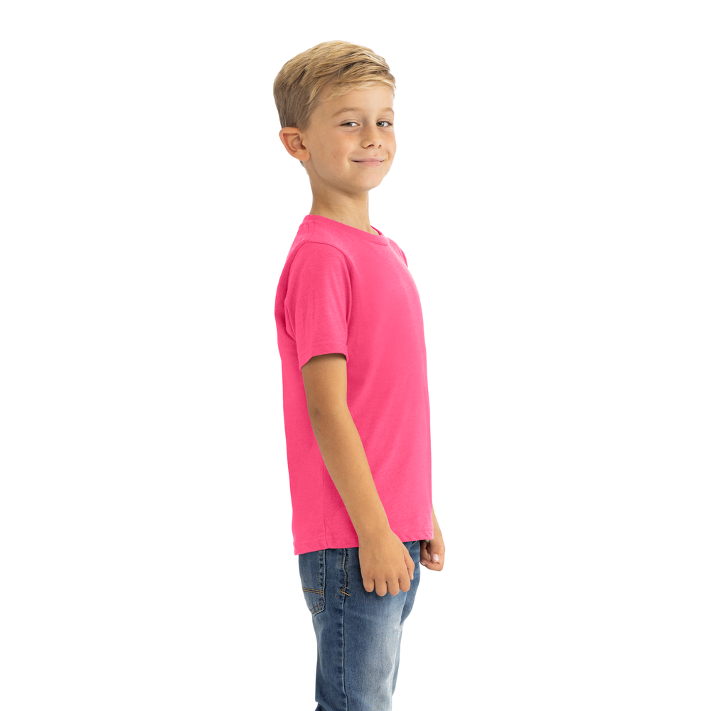 Next Level 3312 Youth CVC T-Shirt - Hot Pink