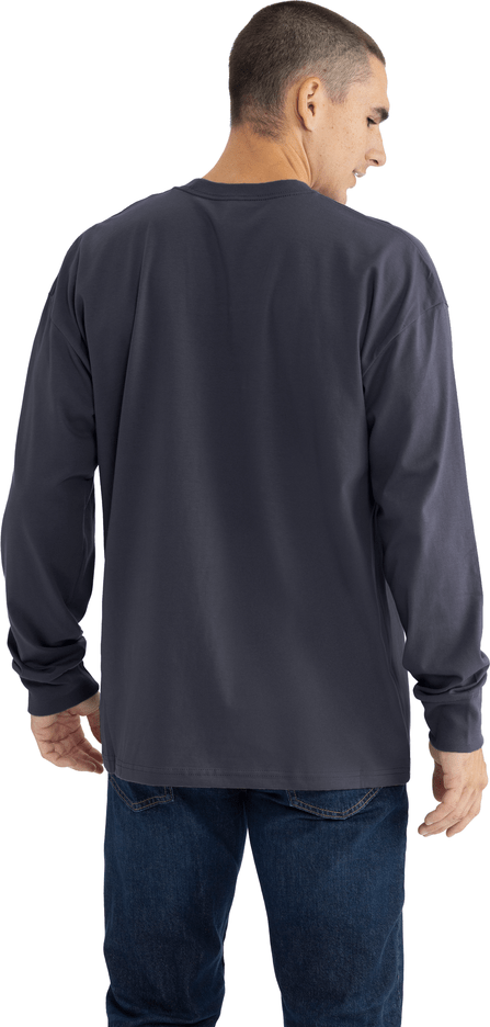 Next Level 7211 Heavyweight Cotton Long Sleeve T-Shirt - Harbor Blue