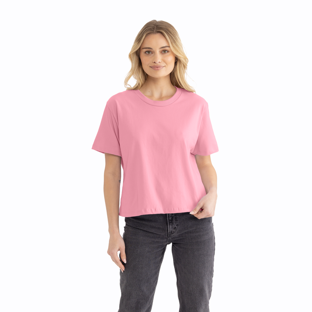 Next Level 7610 Women's Heavyweight High Boxy T-Shirt - Light Pink