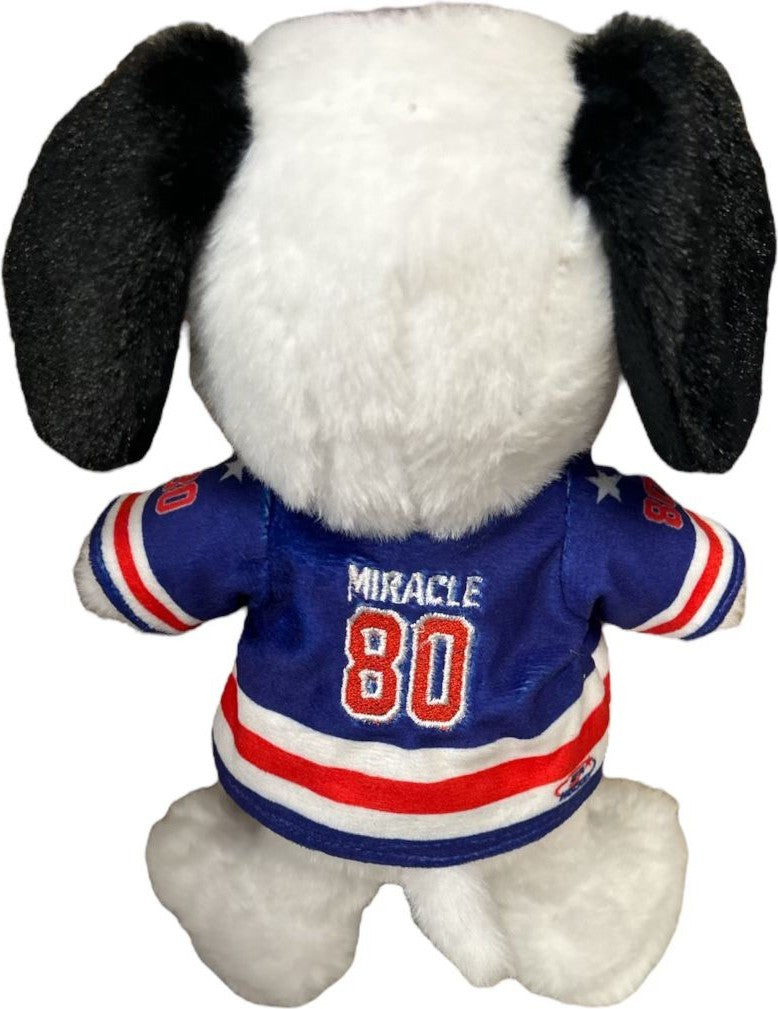 Snoopy USA Hockey Miracle on Ice Officially Licensed Blue Jersey 10 Inch Plush