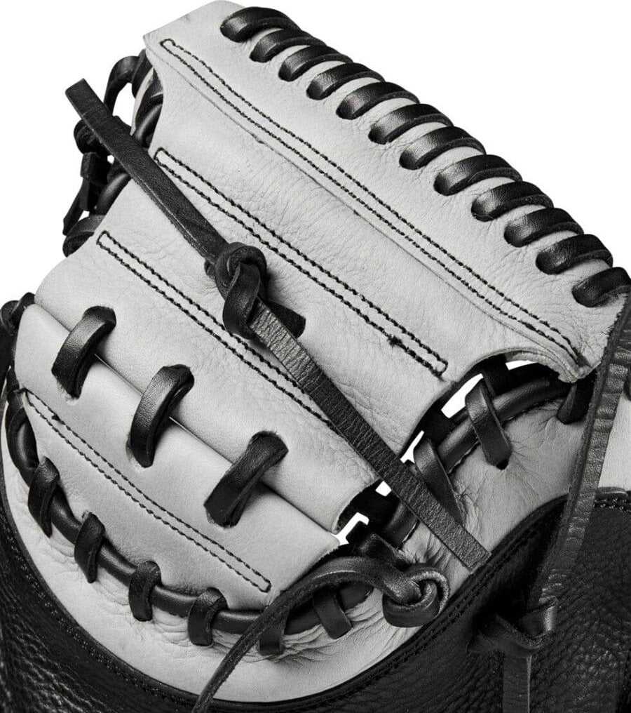 Wilson A1000 CM33 33.00&quot; Catcher&#39;s Mitt WBW10145433 - Silver Black Red - HIT a Double - 7