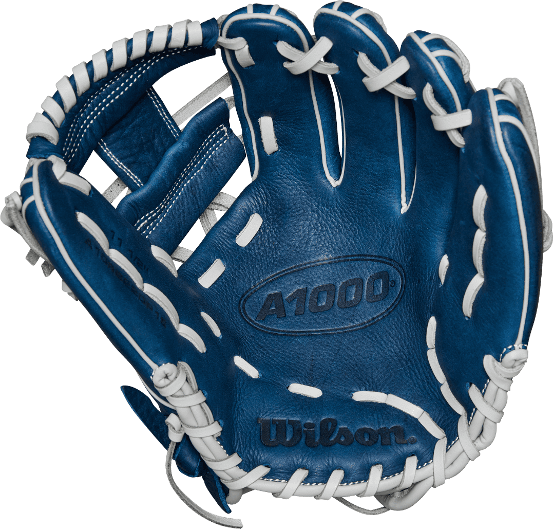 Wilson A1000 DP15 11.50&quot; Infield Glove WBW101442115 - Navy Silver - HIT a Double - 2