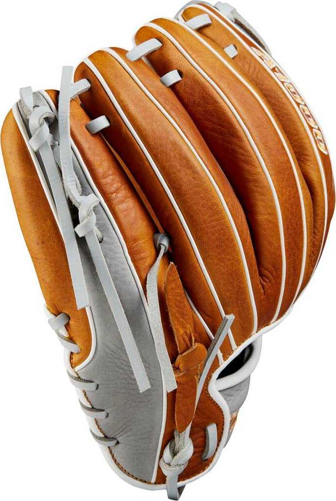 Wilson A1000 PF11 11.00&quot; Infield Glove - Saddle Tan Silver - HIT a Double - 5
