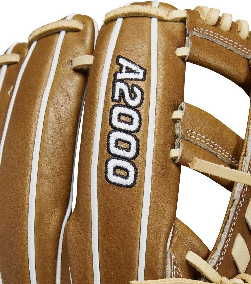Wilson A2000 1716 11.50&quot; Infield Glove WBW101384115 - Blonde Saddle Tan - HIT a Double - 6