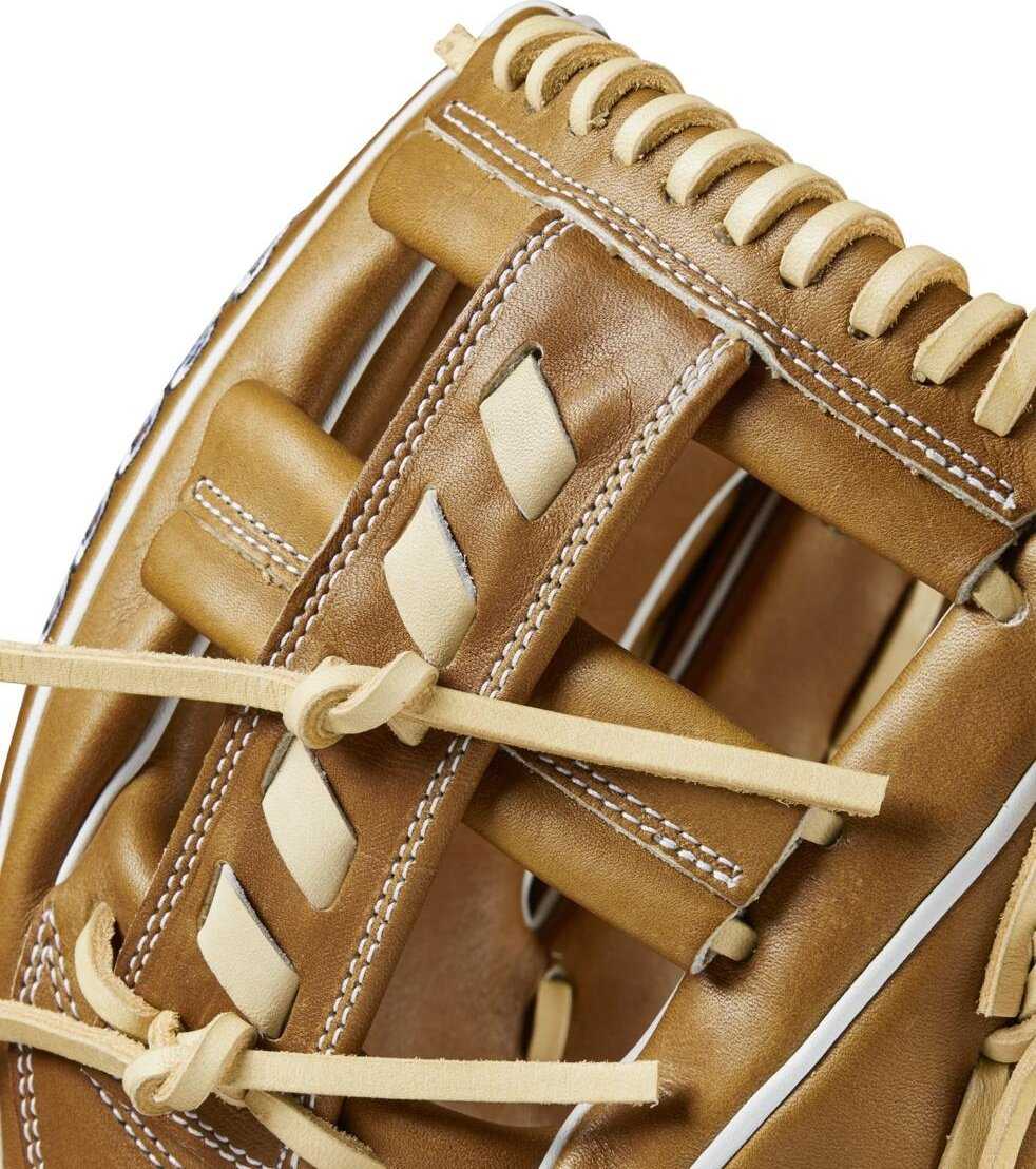 Wilson A2000 1716 11.50&quot; Infield Glove WBW101384115 - Blonde Saddle Tan - HIT a Double - 7