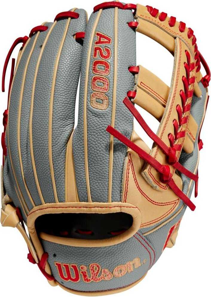 Wilson A2000 1785SS 11.75&quot; Infield WBW1009711175 - Gray Blonde Red - HIT a Double - 1