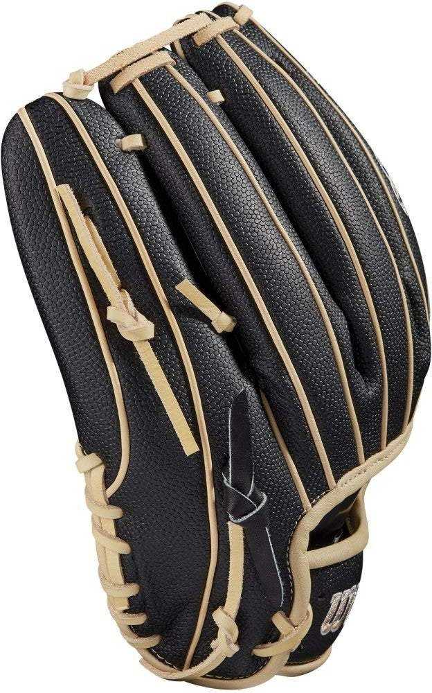 Wilson A2000 B2SS 12.00&quot; Pitcher&#39;s Baseball Glove - Black Blonde - HIT a Double - 5