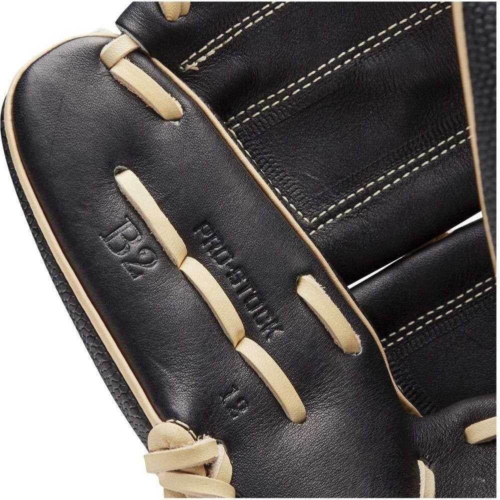 Wilson A2000 B2SS 12.00&quot; Pitcher&#39;s Baseball Glove - Black Blonde - HIT a Double - 8