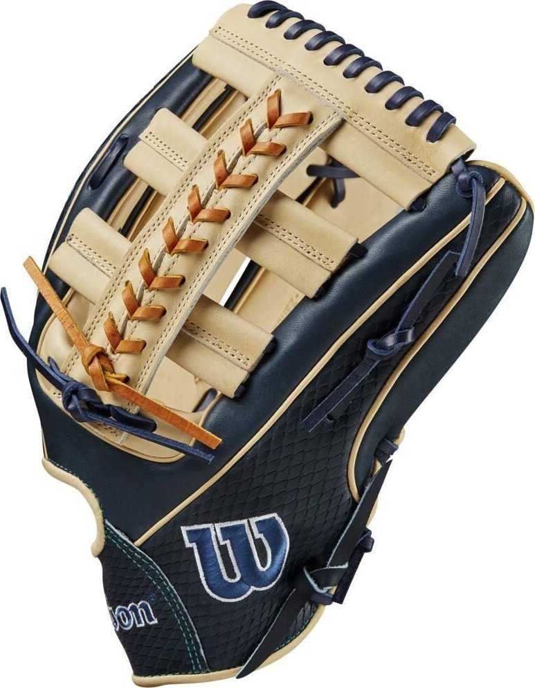 Wilson A2000 Julio Rodriguez JR44 GM 12.75&quot; Outfield Glove WBW1016351275 - Blonde Navy - HIT a Double - 4