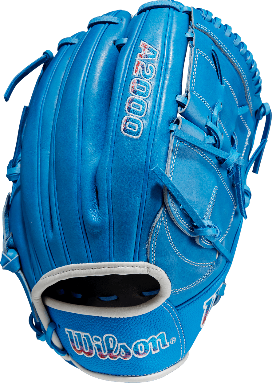 Wilson A2000 Love the Moment Series B2 12.00&quot; Infield Pitcher Glove WBW10084612 - Blue - HIT a Double - 1