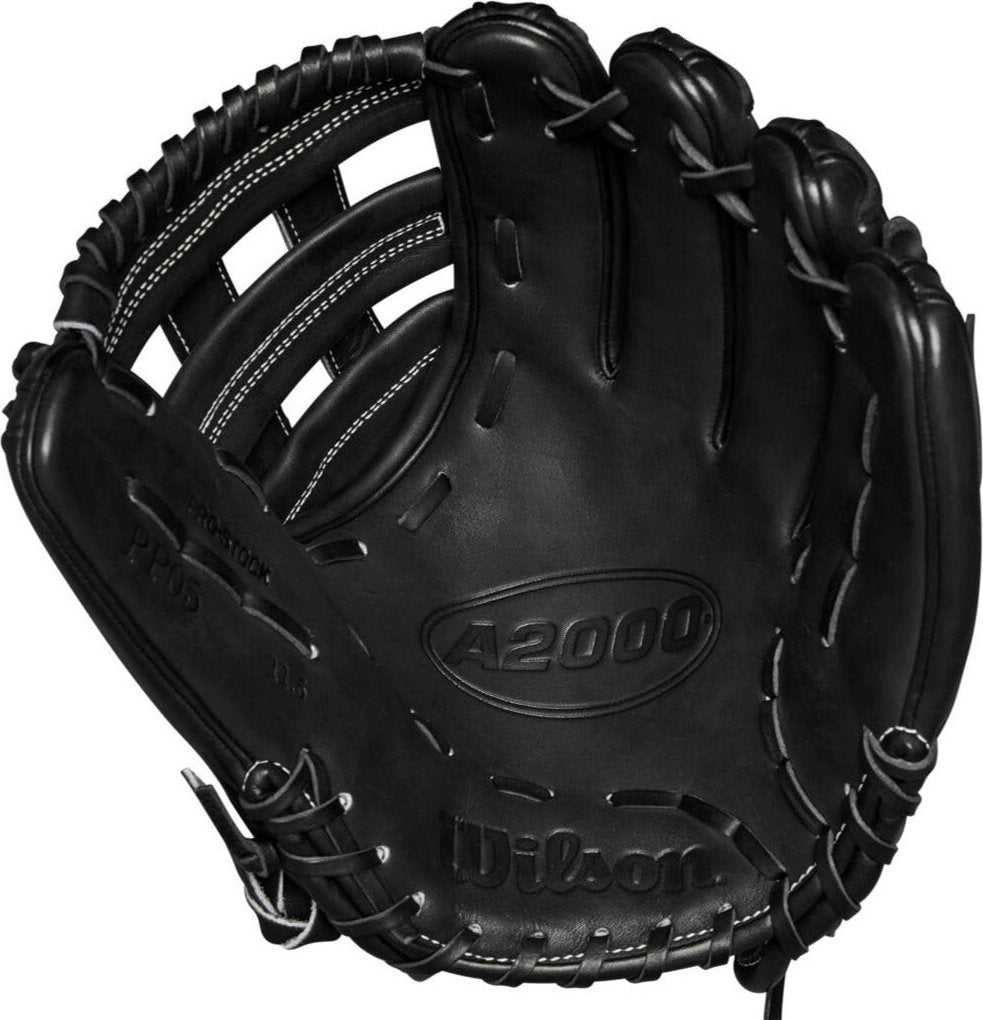 Wilson A2000 PP05 11.50" Infield Glove WBW101386115 - Black - HIT a Double - 1