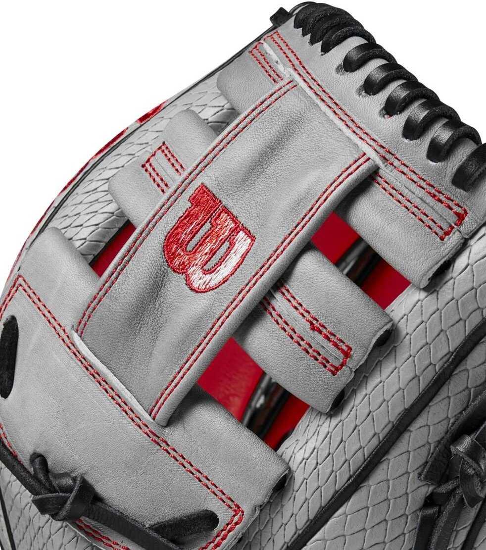 Wilson A2000 Tim Anderson GM 11.50&quot; Infield Glove WBW101634115 - Gray Black - HIT a Double - 5