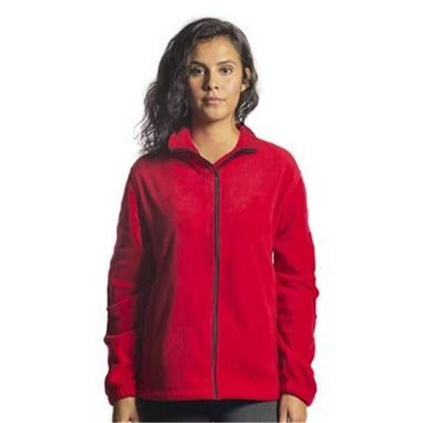 Sierra Pacific 5061 Women&#39;s Fleece Full-Zip Jacket - Red - HIT a Double - 1