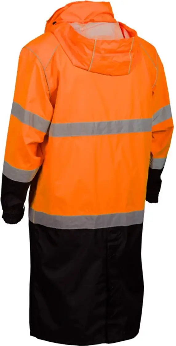 Kishigo Rwj108-109 Premium Brilliant Series® Long Rain Coat - Orange - Forest / S/m