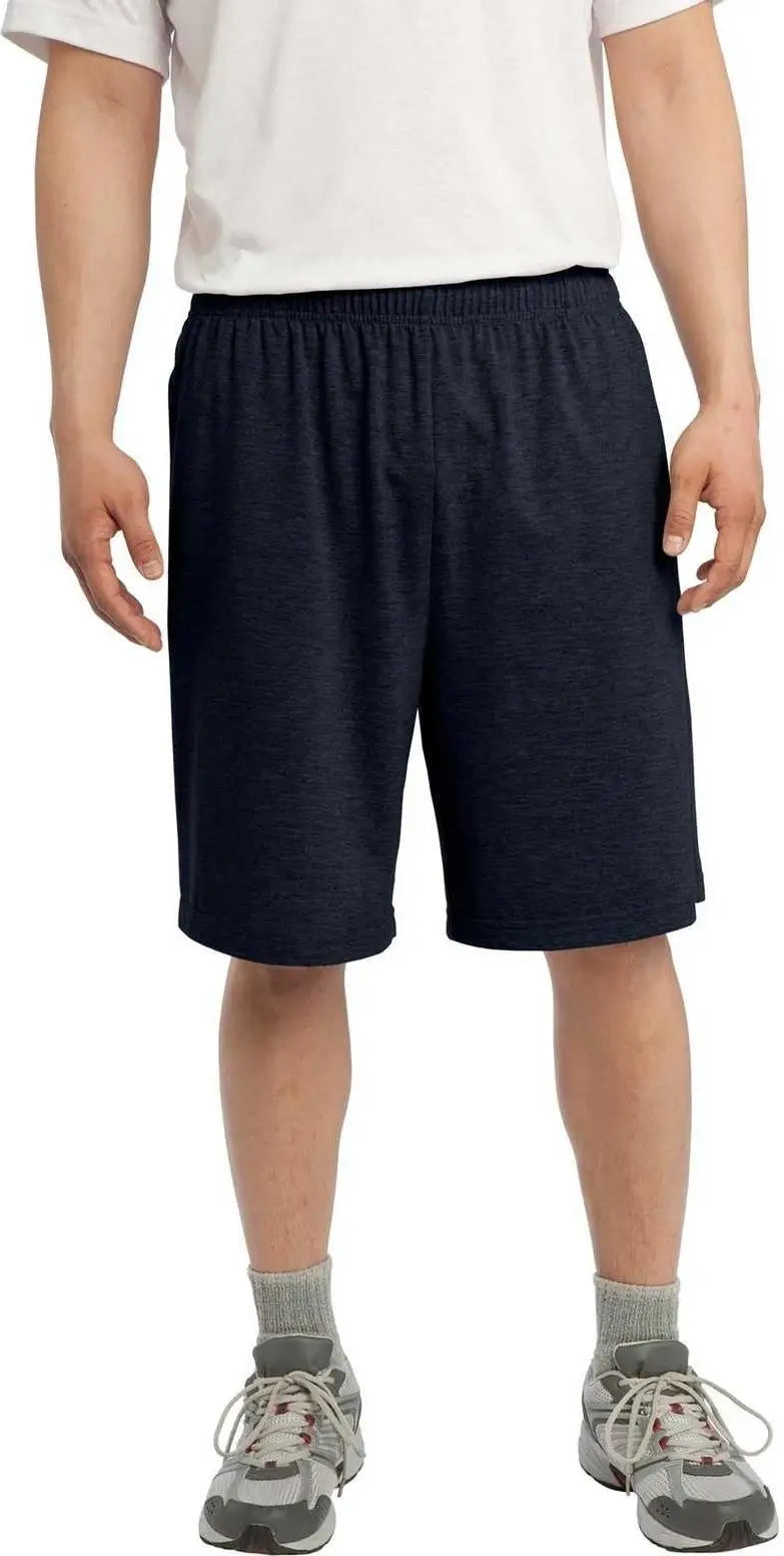 Sport-tek St310 Jersey Knit Short with Pockets - True Navy