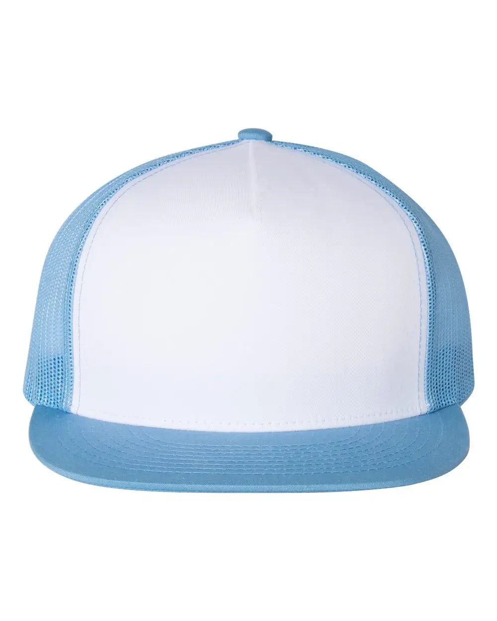 Yp Classics 6006 Five-panel Classic Trucker Cap - Carolina Blue White Caroline - one Size Fits Most