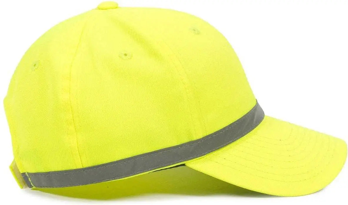 Oc Sports Ansi-100 Adjustable Cap - Safety Yellow - 6 7/8’’ - 7 1/2’’