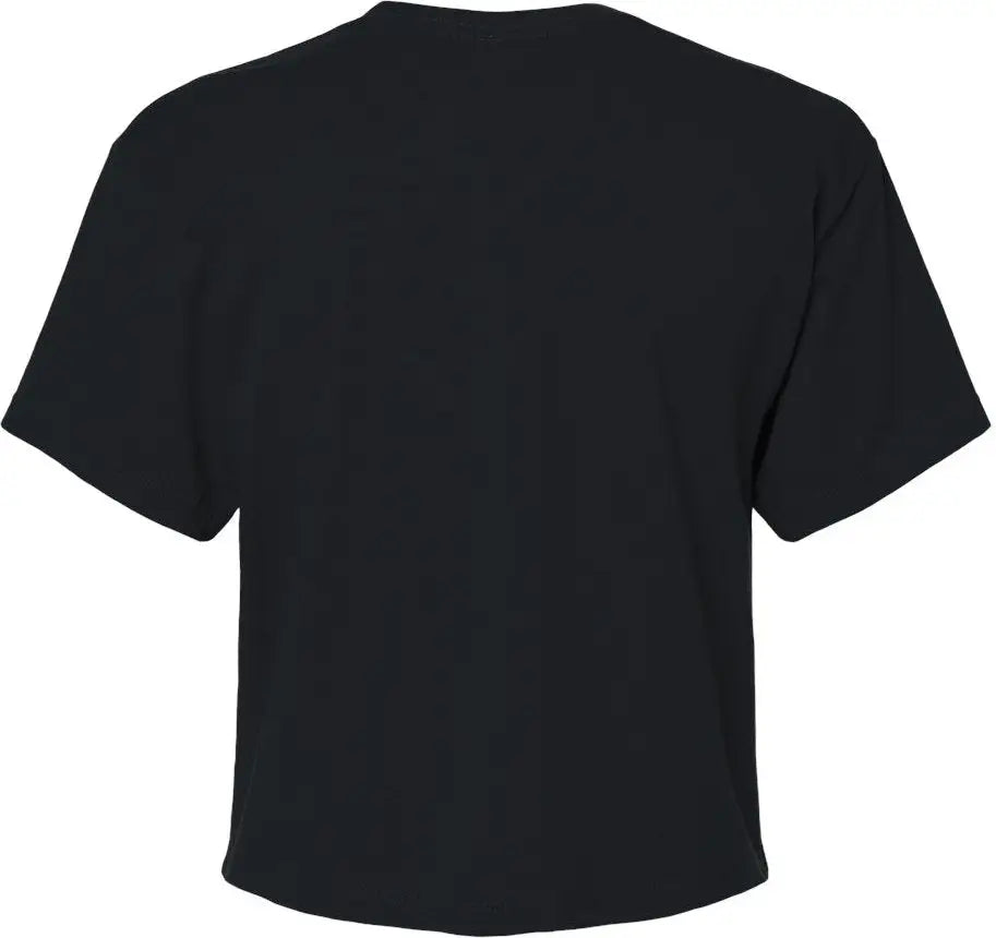 Next Level 1580 Women’s Ideal Crop Tee - Black - Ladies Xs