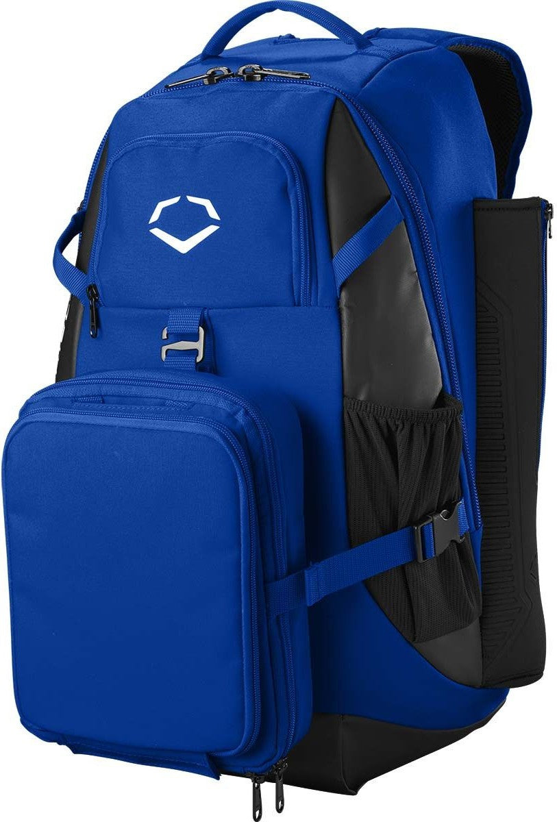 Evoshield Recruit Backpack Baseball/Softball Bat Bag - Royal - HIT a Doulbe - 1
