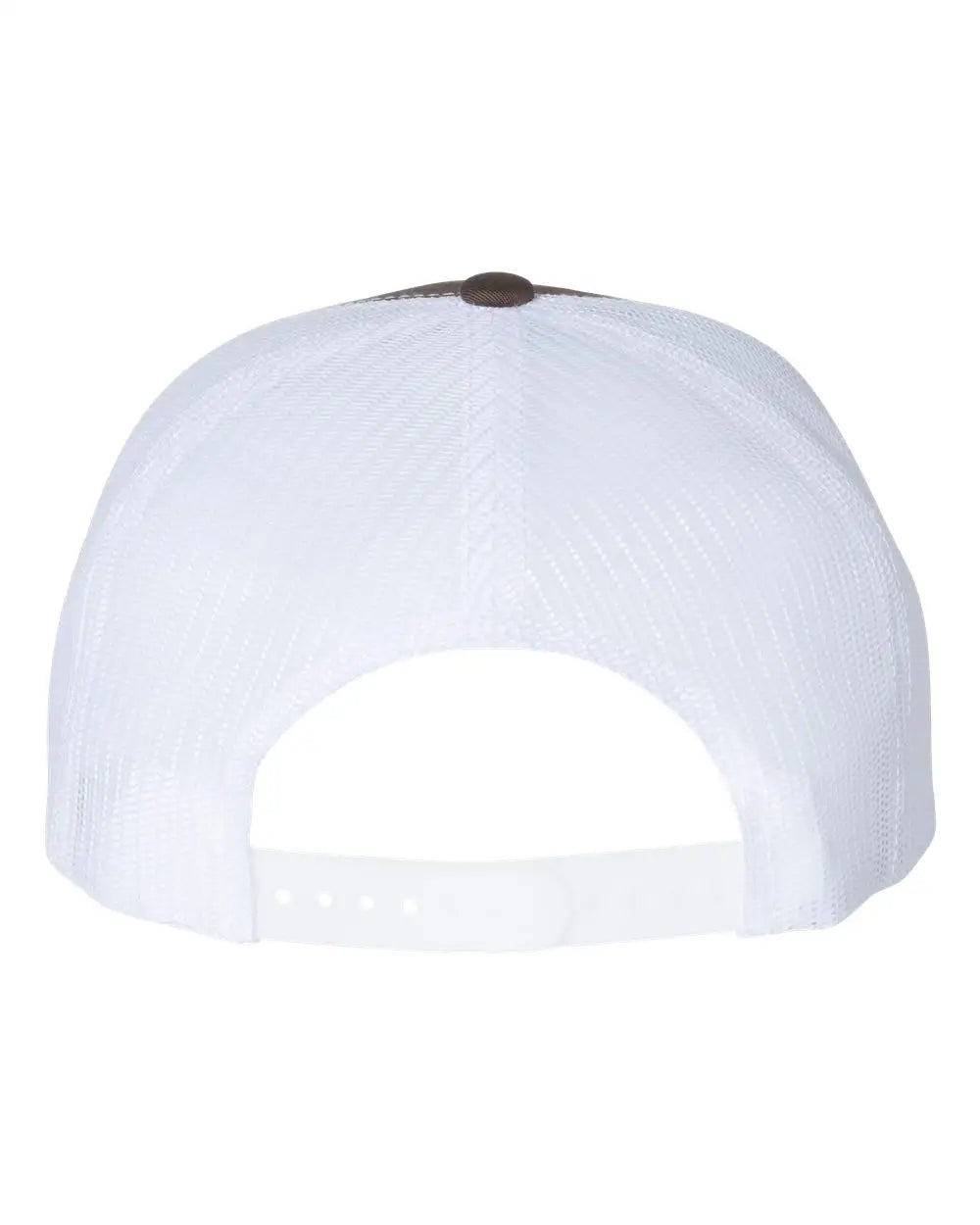 Yp Classics 6006 Five-panel Classic Trucker Cap - Brown White - one Size Fits Most