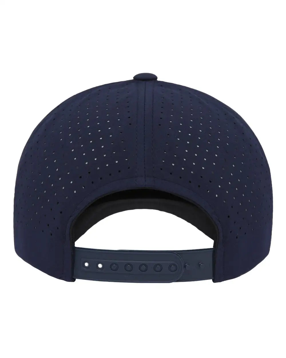 Yp Classics 5389ap Five-panel Snapback with Perforated Cap - Navy - one Size Fits Most