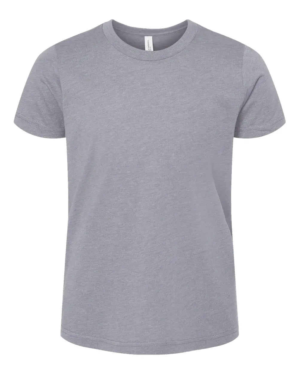 Bella + Canvas 3001ycvc Youth Cvc Jersey Tee - Heather Storm - Dark Gray / s