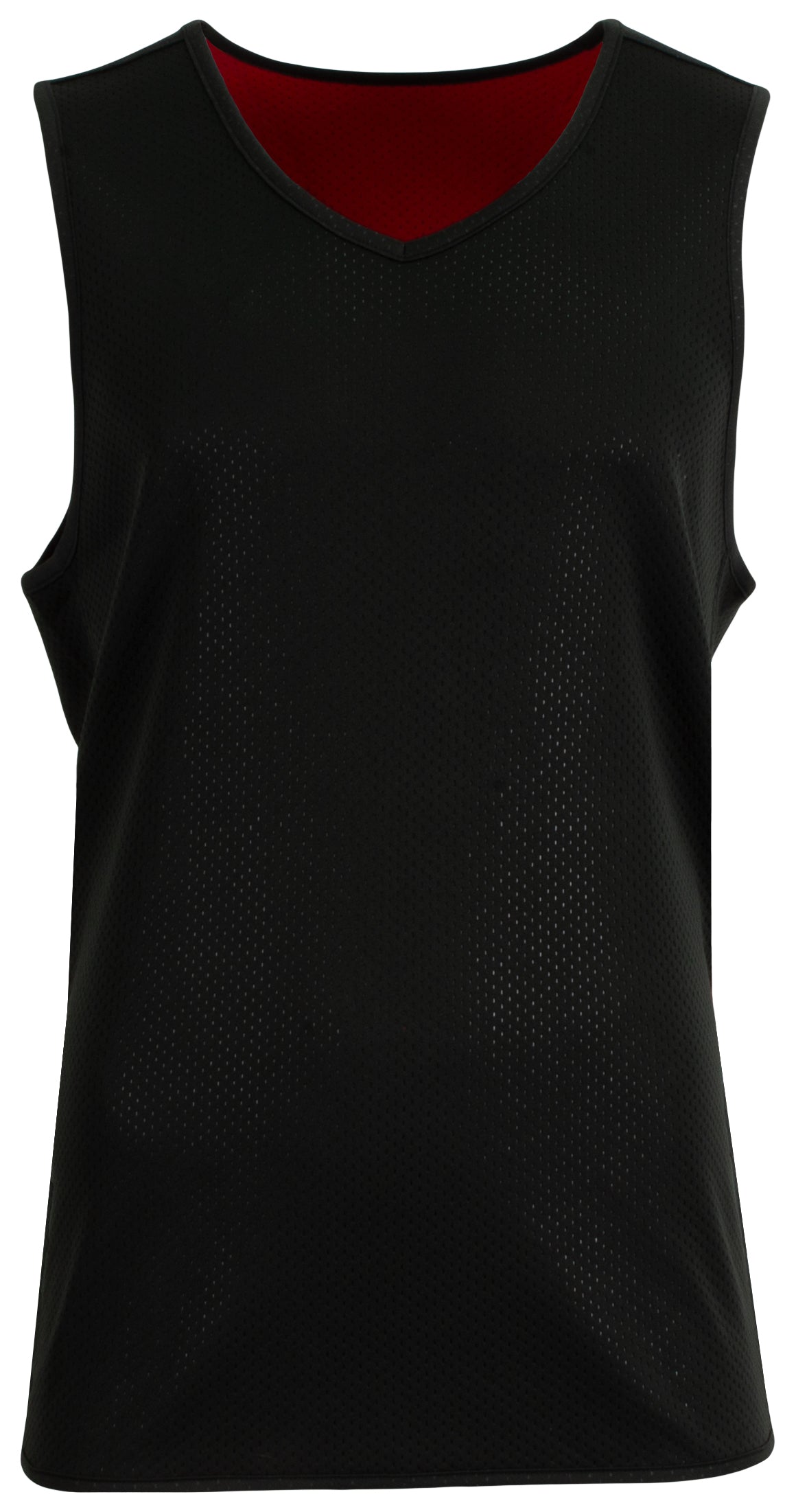 A4 N2092 Wave Single-ply Reversible Jersey - Black Red - Adult s