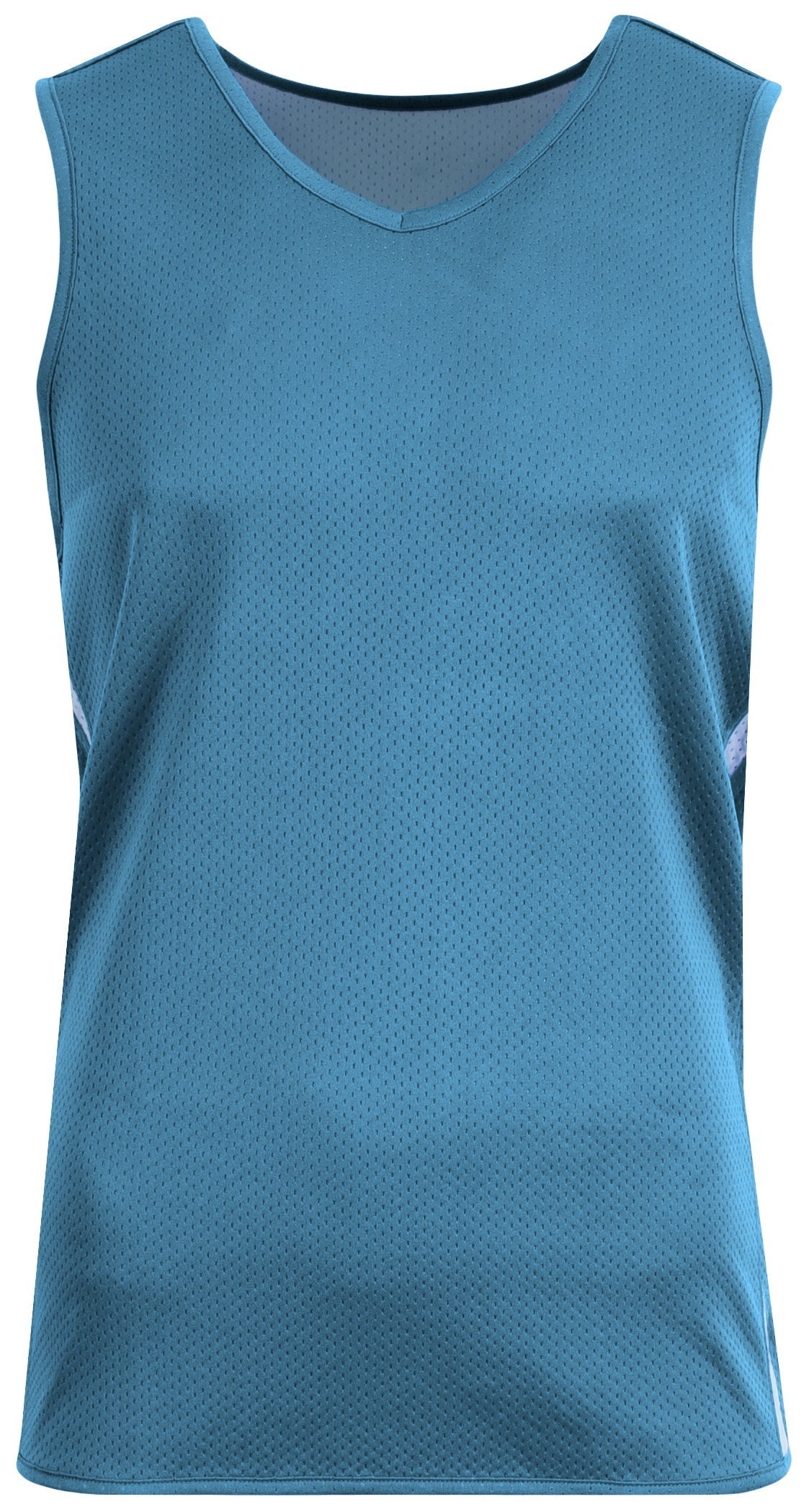 A4 N2092 Wave Single-ply Reversible Jersey - Lt Blue White - Blue-light / Adult s