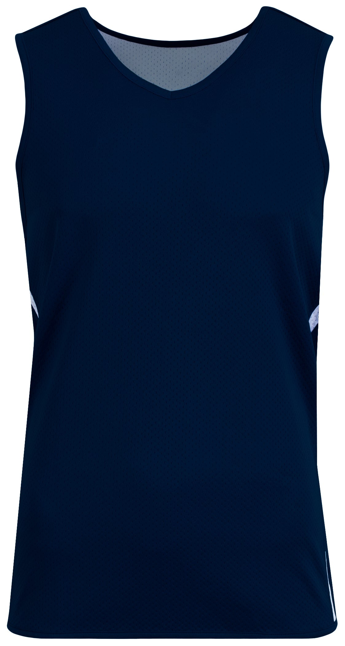 A4 N2092 Wave Single-ply Reversible Jersey - Navy White - Blue-navy / Adult s