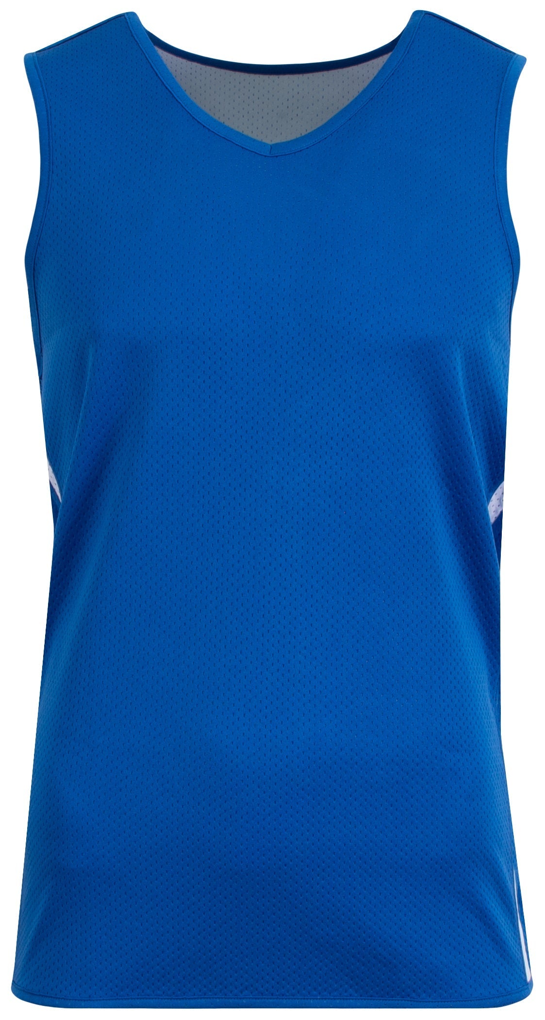 A4 N2092 Wave Single-ply Reversible Jersey - Royal White - Blue-royal / Adult s
