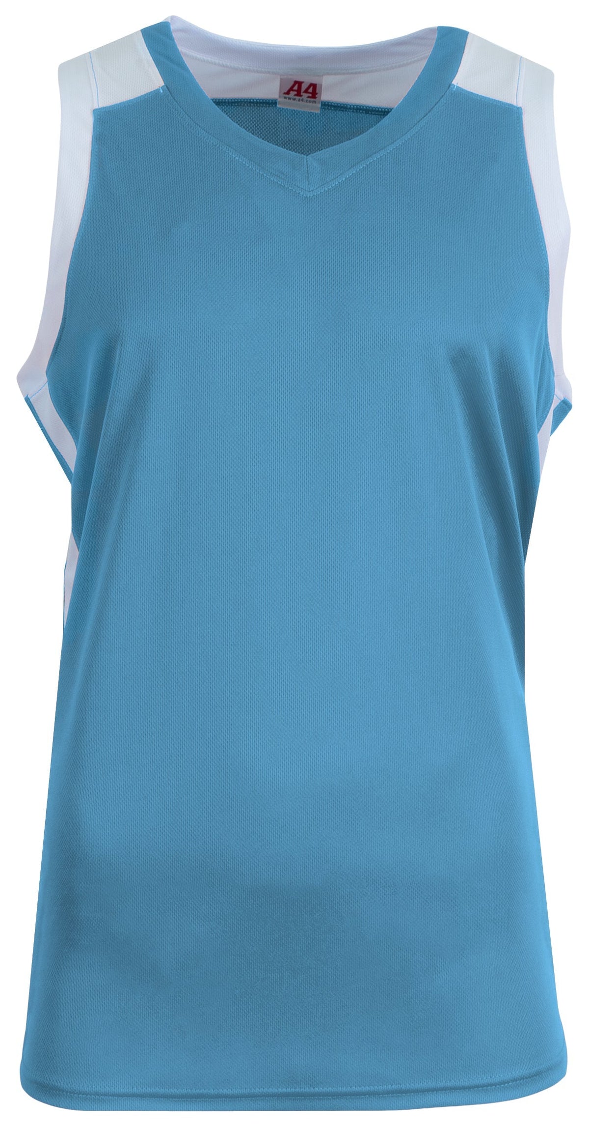 A4 N2093 Defender Basketball Jersey - Lt Blue White - Blue-light / Adult s