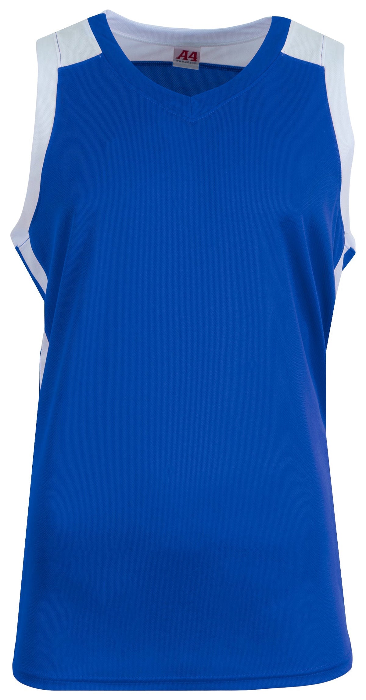 A4 N2093 Defender Basketball Jersey - Royal White - Blue-royal / Adult s