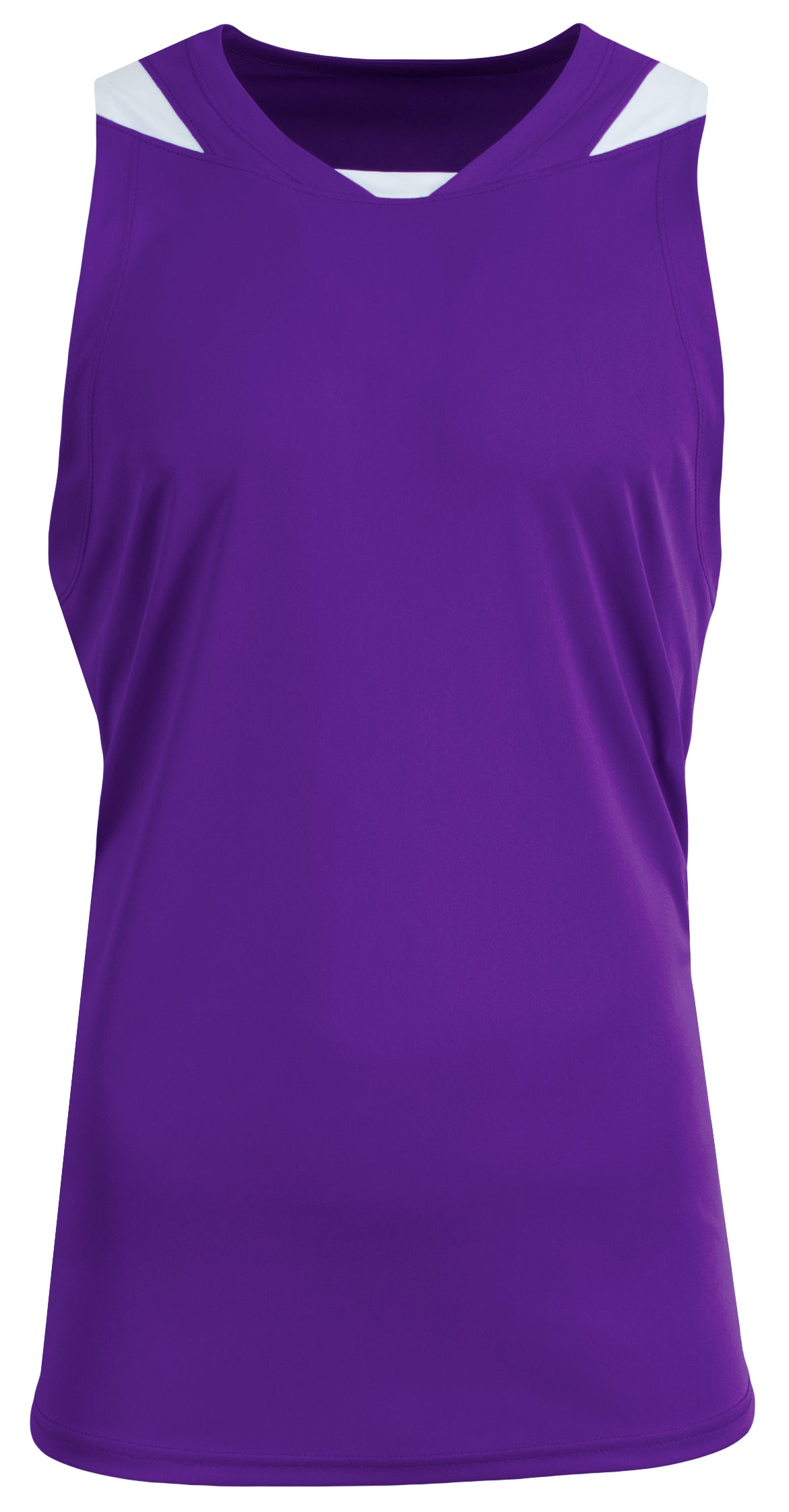A4 N2095 Step Back Basketball Jersey - Purple White - Adult s