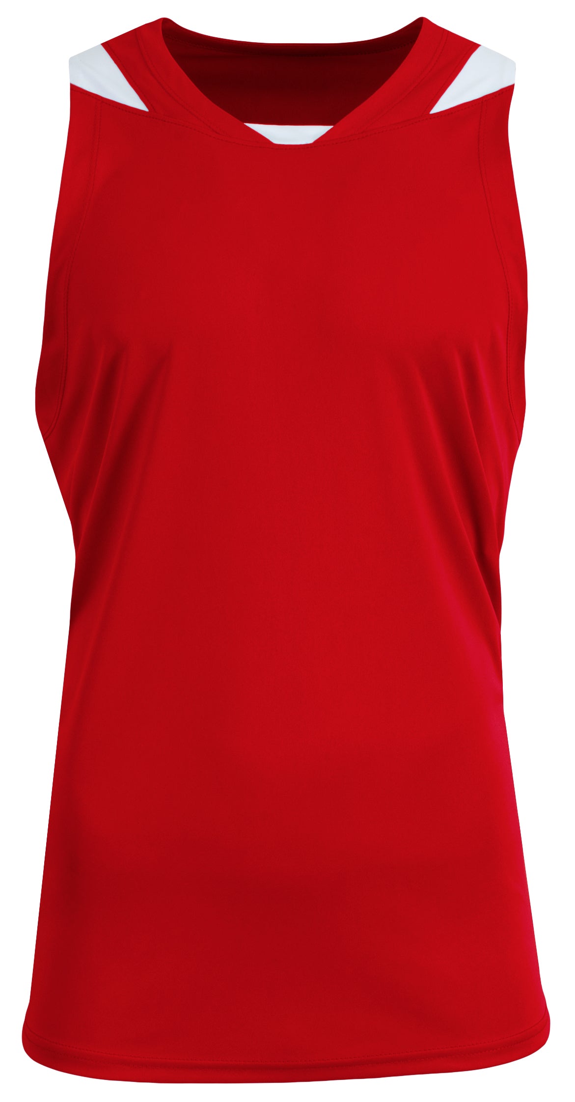 A4 N2095 Step Back Basketball Jersey - Scarlet White - Red / Adult s