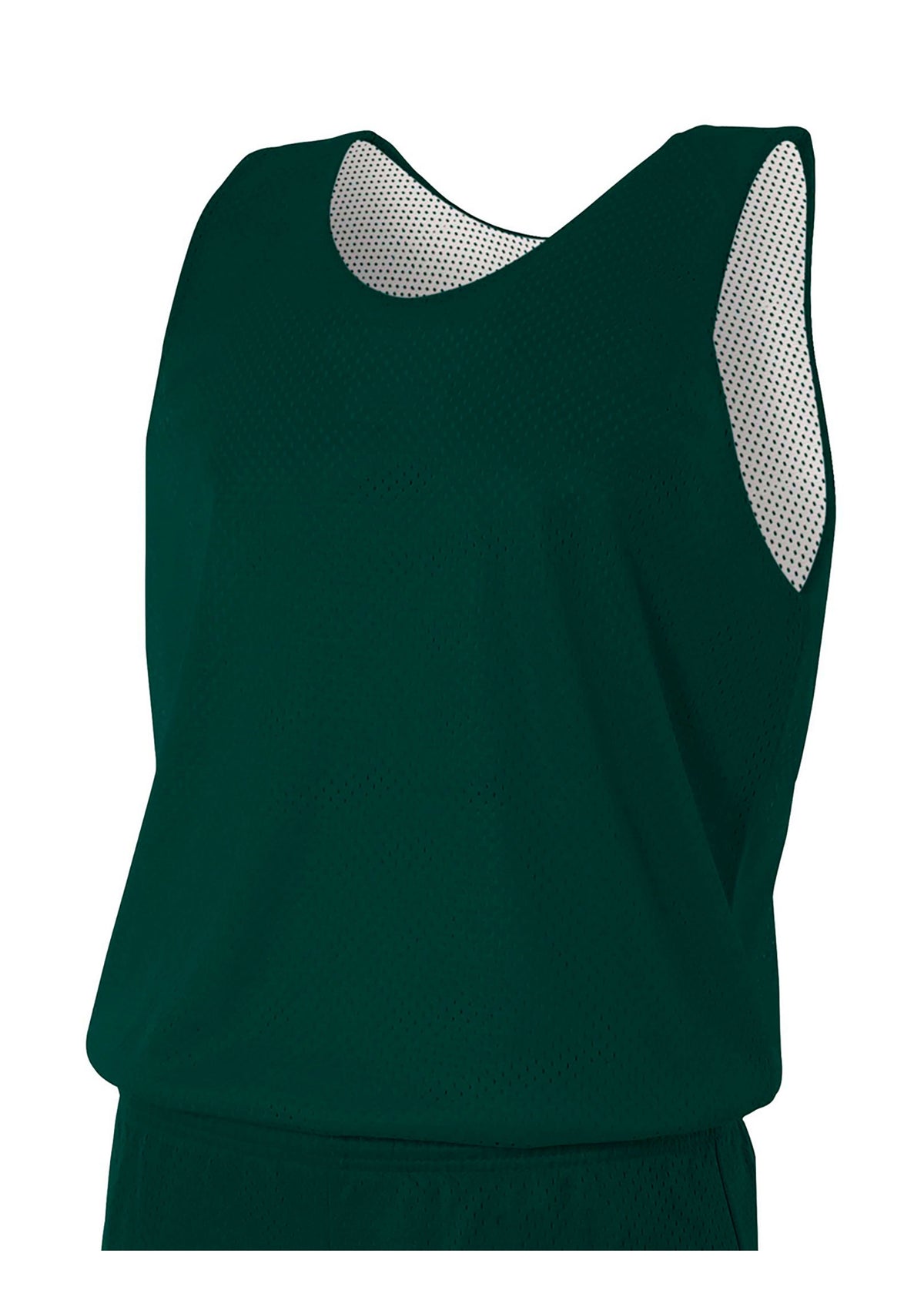 A4 N2206 Youth Reversible Mesh Tank - Hunter White