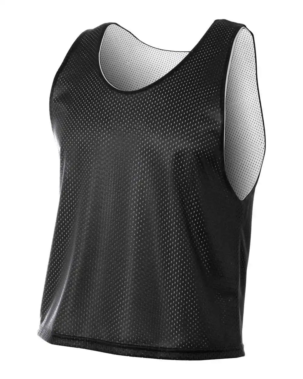 A4 N2274 Lacrosse Reversible Practice Jersey - Black White