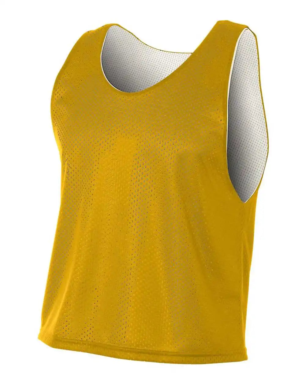 A4 N2274 Lacrosse Reversible Practice Jersey - Gold White